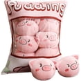 thumbnail image 1 of Adorable almohada de bocadillo, juguete de peluche, pudín, decoración, figura de gatito extraíble, 1 of 5