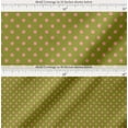 thumbnail image 2 of Soimoi Green Cotton Voile Fabric Polka Dots Print Fabric by the Yard 56 Inch Wide, 2 of 7