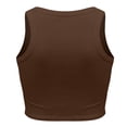thumbnail image 3 of Ticikt Girls Tank Tops Kids Athletic Ribbed Knit Sleeveless Crop Tops Basic Camisole, 3 of 4