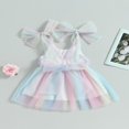 thumbnail image 4 of AMERTEER Bébé Fille A-Ligne Mesh Robes Princesse Été Tutu Robe Enfants Vêtements Tulle Robe de Bal, 4 of 8