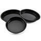 thumbnail image 3 of Sartenes antiadherentes para pizza - Juego de 3 piezas, material de acero, 6/7/8 pulgadas - Bandejas de horno para la cocina del hogar, 3 of 5