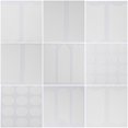 thumbnail image 2 of 18Pack Different Design French Manicure Nail Art Guides Forms Sticker Fringe Guides Sticker DIY Stencil, 2 of 7