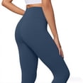 thumbnail image 5 of 7/8 Length Women's High Waist Yoga Capris Buttery Soft Tummy Control Booty Exercise Workout Leggings Comfortable Athletic Pants for All Activities, 5 of 5