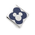 thumbnail image 1 of Mickey Mouse Silhouette Blue Lapel Pin, 1 of 3