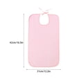thumbnail image 3 of Seitruly Baberos para adultos con discapacidad, tela para personas, toalla de agua, bolsillo de arroz, restaurante, enfermería, personas mayores, masajeadores S rosa Seitruly CE013527-02, 3 of 6