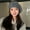 grey, variant on The Winter ContaWool Wool Hats, Knitted Beret Women In Autumn And Winter White, Warm Face, Face, Small Painter Hat Wild Big Head Circumference