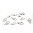 thumbnail image 1 of Cierres para joyería BuyWeek 200 piezas collar anillos de salto plateados, 1 of 12