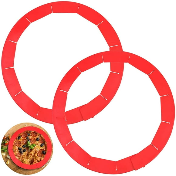 Adjustable Pie Crust Shield, BPA-free and Food Safe Silicone Pie Protector for Baking Pie, Fits Rimmed Dish 8" - 11.5" - Dishwasher Safe