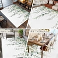 thumbnail image 6 of Eucalyptus Leaves 8x10 Area Rugs, Spring Farmhouse Retro Botanical Non-Skid Rubber Backing Large Rectangle Rugs - Living Room Bedroom Home Office, Indoor Floor Mat Carpets Washable Rug, 6 of 9