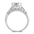 thumbnail image 4 of Brilliance 1/2 ct Diamond Illusion Set Women's Bridal Ring in 10K White Gold (I-J, I2-I3), 4 of 4