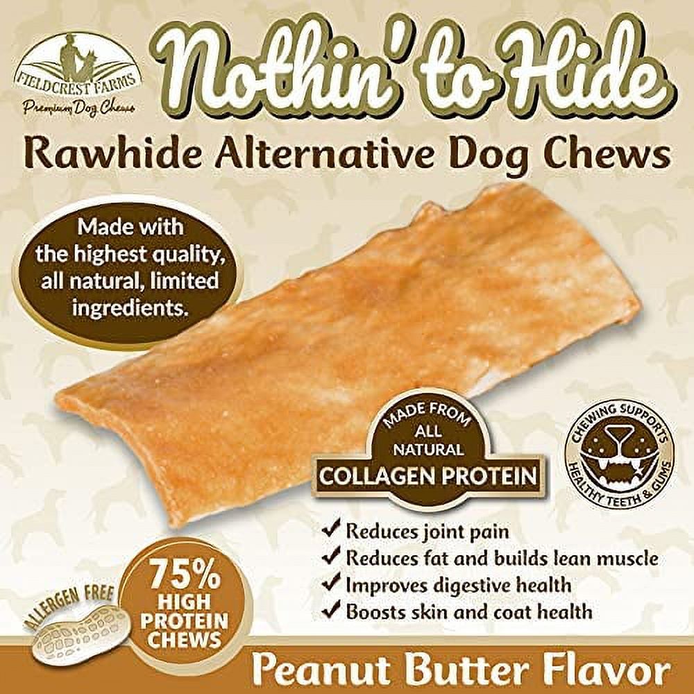 Fieldcrest Farms Nothin' to Hide Rawhide Alternative Flip Chips Chews for Dogs 8.5oz