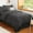 Dark Grey, variant on Twin XL Comforter Set Dark Grey - 5 Pieces Twin Extra Long Bed in a Bag for College Dorm, All Season Bedding Set for Girls and Boys, Soft Bed Set with Comforter, Sheets, Pillowcase & Sham