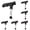 Black 6 Packs, variant on Coconut Opener Tool Coco Water Punch Tap Drill Straw Open Hole Cut Gift NEW 3PCS