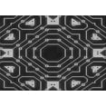 thumbnail image 1 of Ahgly Company Machine Washable Indoor Rectangle Transitional Platinum Gray Area Rugs, 7' x 10', 1 of 7