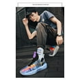 thumbnail image 2 of Bolognifi Unisex Fluorescent Basketball Shoes Sneakers Super Light High Top Graffiti Style Combat Basketball Boots, 2 of 6