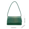 thumbnail image 2 of Bolso Hombro Mujeres Cool Girl Pu Cuero Versátil Textura Textu Femenino Roja, 2 of 9