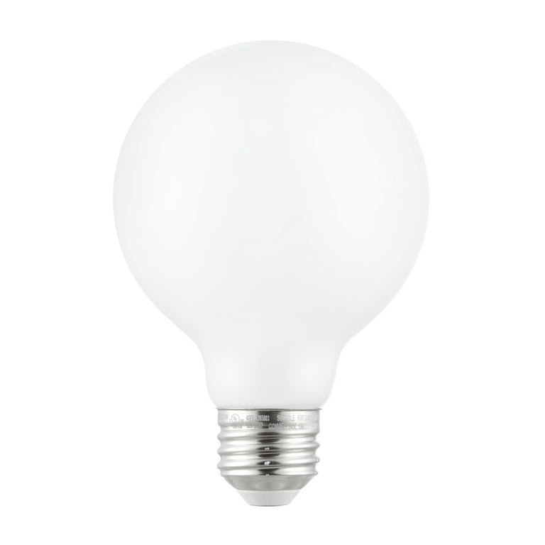 Great Value LED Bulb, 4.5-Watt (60W Equivalent) G25 Deco Bulbs E26 Base, Soft White, 3-Pack