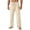 Beige, variant on Baggy Sweatpants Men Elastic Waist Wide Leg Pants Drawstring Workout Casual Joggers with Pockets