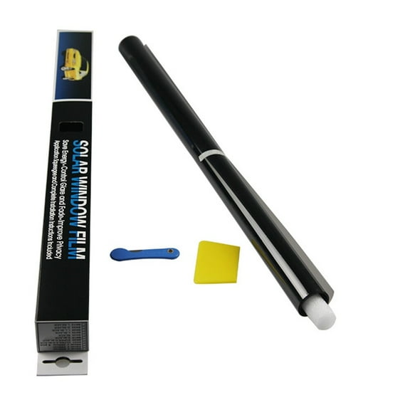 MLINS Black PET Window Film for Car Reflects UV Rays and Heat Blocks Radiation Scratch Resistant 0.75x3M