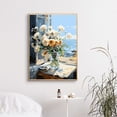 thumbnail image 5 of Mosaflare Flowers Paint by Numbers Kit for Adults and Beginners,DIY Craft Art 16"x20" Canvas, 5 of 6