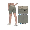 thumbnail image 6 of Little Donkey Andy Women's Hiking Shorts Quick Dry Stretch Athletic Shorts Lightweight for Golf Travel Sage XS, 6 of 7