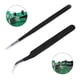 thumbnail image 1 of 2 Pcs Anti Static Precision Tweezers Set Stainless Steel ESD Industrial Tweezers Compute Phone Electronics Repair Hand Tools Set, 1 of 5