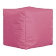 thumbnail image 3 of Gouchee Home Cube Brava Rose Pouf Ottoman – Water-Repellent Cube Bean Bag Footstool with Polystyrene Beads, Lightweight & Portable for Living Room or Dorm, 3 of 7