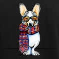 thumbnail image 3 of CafePress - Cool Corgi Pajamas - Women's Short Sleeve Print T-Shirt and Pants Dark Cotton Pajama Set, 3 of 7