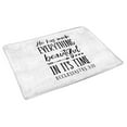 thumbnail image 2 of MKHERT Religious Christian Bible Verse He Has Made Everything Beautiful Doormat Rug Home Decor Floor Mat Bath Mat 30x18 inch, 2 of 3