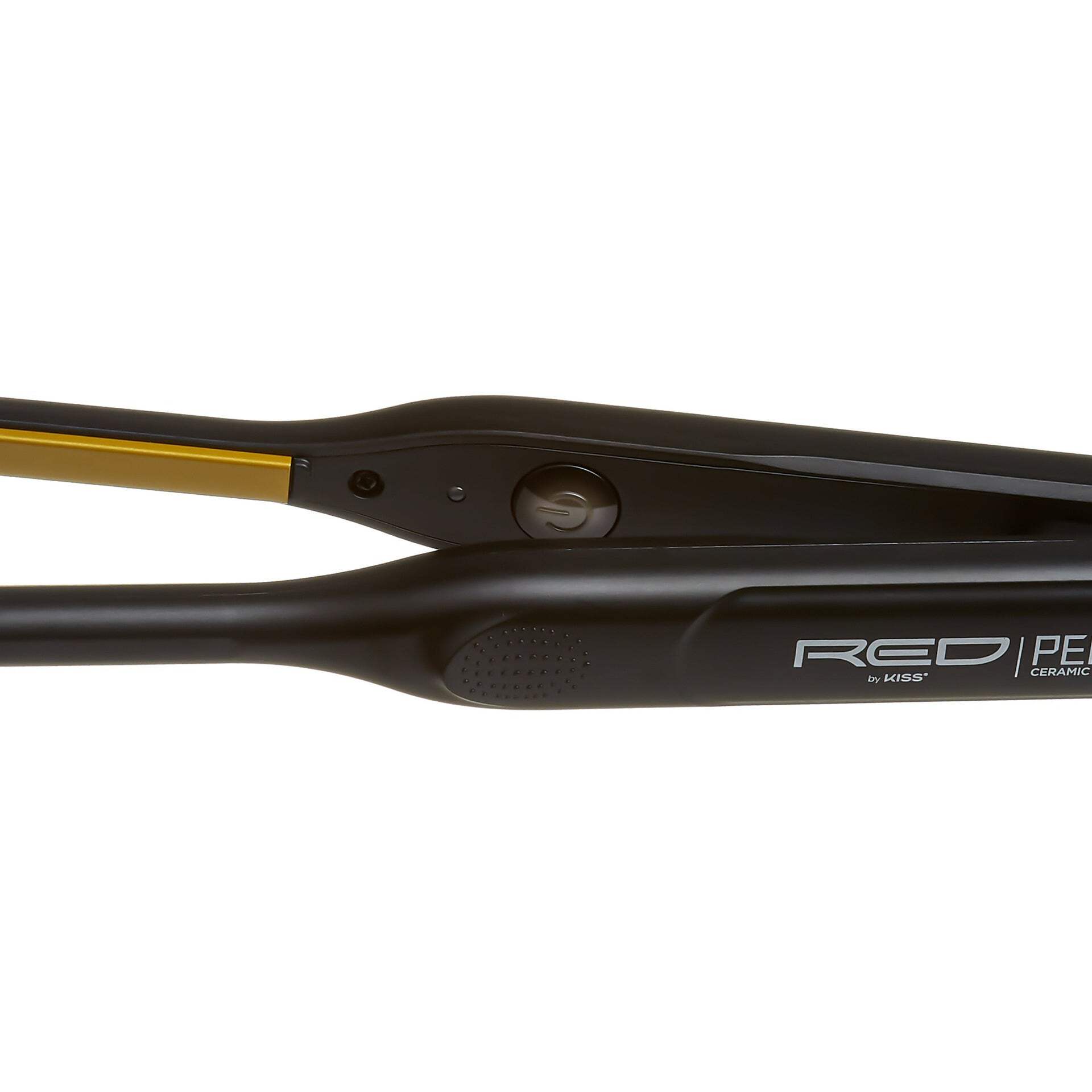 RED by KISS 0.3 Inch Pencil Flat Iron with Ceramic Tourmaline, Hair Straightener for Thin and Short Hair Edge Styling, Even Heat Distribution with Fast Heat Up 450° F Max Temperature, Black