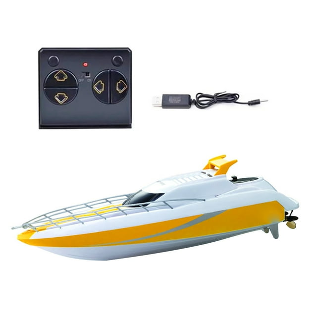 Kids RC Boat Electric 2.4Ghz Wireless Remote Control Boat Racing Boat for Pool