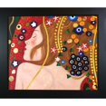 thumbnail image 1 of La Pastiche Klimt 'Sea-Serpents IV' (Luxury Line) Hand Painted Framed Canvas Art, 1 of 5