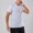 #White, variant on DPTALR Men's Solid Color Loose Sports T-Shirt,Breathable Round Neck Short Sleeve Casual Style,White, XL
