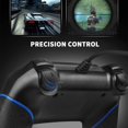 thumbnail image 4 of Gamepad con cable azul para PS-4, controlador de juegos con cable para Play-Station4/Pro/Slim/PC, con doble vibración, agarre antideslizante y cable USB, 4 of 5