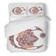 thumbnail image 1 of Juego de Ropa de Cama de 3 Piezas ABPHQTO Boho Chic Luna Creciente Dorada y Sol, 1 of 1