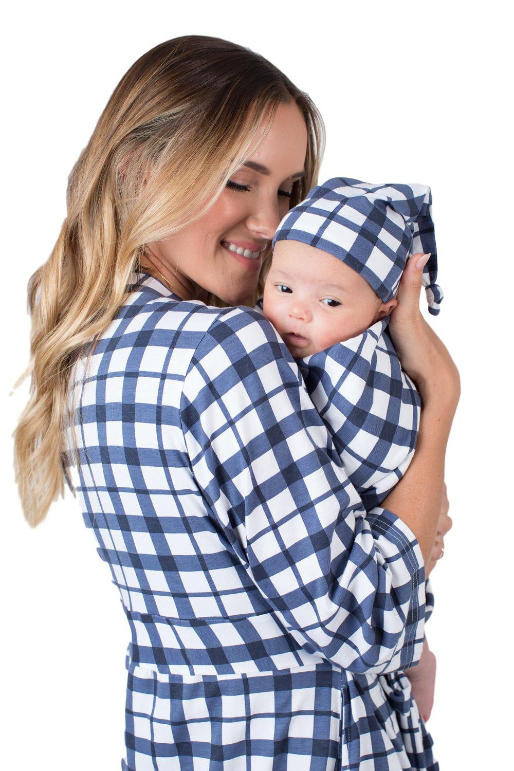 Baby Be Mine Maternity Mommy & Me Delivery Robe with Matching Baby