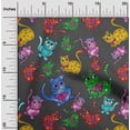 thumbnail image 1 of oneOone Cotton Flex Gray Fabric Kitten Cats Sewing Craft Projects Fabric Prints By Yard 40 Inch Wide-75Q, 1 of 4