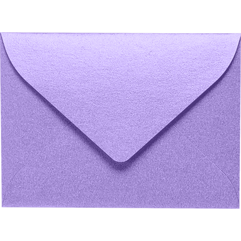 LUXPaper #17 Mini Envelopes, 2 11/16 x 3 11/16, Amethyst Metallic, 250/Pack