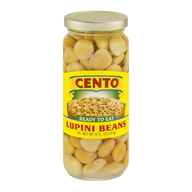 6 Pack Cento Ready To Eat Lupini Beans 8 Oz Walmart Com Walmart Com