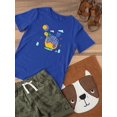 thumbnail image 3 of Dinosaur In The Rain T-Shirt Toddler -Image by Shutterstock,  4 Toddler, 3 of 4