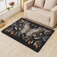 thumbnail image 2 of Butterfly Rugs for Girls Bedroom - Butterfly Rug & Home Decor, 2x3 Area Rug, Floral Moth Rugs for Entryway, Washable Non Slip Soft Small Indoor Door Mat, Girls Flower Carpet & Room Decorations, 2 of 7