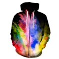 thumbnail image 1 of Nueva sudadera con capucha y cremallera con estampado 3D de mariposas de dibujos animados, sudadera estilo Harajuku estilo urbano, estilo hip-hop, informal, moderna y genial., 1 of 6