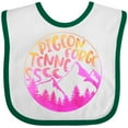 thumbnail image 3 of Inktastic Pigeon Forge, Tennessee- Mountains in Sunrise Colors Boys or Girls Baby Bib, 3 of 4