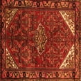 thumbnail image 1 of Ahgly Company Indoor Square Persian Orange Traditional Area Rugs, 4' Square, 1 of 1