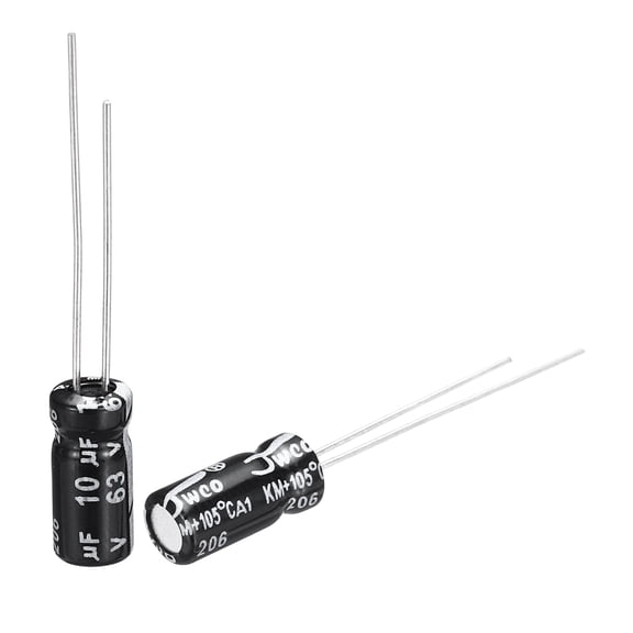 10uF 63V 5x11mm Electrolytic Capacitor, Radial Aluminum Capacitors for TV, LCD Monitor, VCD, 15Pcs