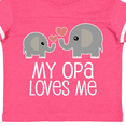 thumbnail image 4 of Inktastic My Opa Loves Me Elephant Boys or Girls Toddler T-Shirt, 4 of 5