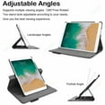 thumbnail image 4 of For iPad Air 13 Inch Case With Screen Protector 2024/ iPad Pro 12.9 Case (6th/5th Gen 2022/2021), Slim Smart Shell Translucent Frosted Hard PC Back Cover - Blue, 4 of 5