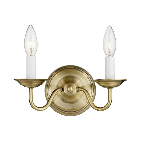Livex Lighting - Williamsburgh - 2 Light Wall Sconce in Traditional Style - 10