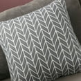 thumbnail image 4 of Home Pillow Case Sofa Cushion Accessories Linen Nordic Style Daily Use Home Textiles Grey Arrowhead 45x45, 4 of 5