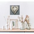 thumbnail image 3 of ONETECH Posters Angel Wings Wall Art Heart Shaped White Wings Painting Angel Wings Poster Canvas Painting Posters And Prints Wall Art Pictures for Living Room Bedroom Decor 16x16inch(40x40cm), 3 of 4